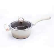 20 points gold sister-in-law queen diamond non stick milk pot