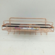 Tq1002c copper plated Haotian 8 hook single layer rack