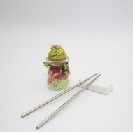Single pair bare chopsticks 001
