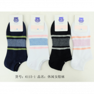 Jindun-6115-1 leisure Women's boat socks