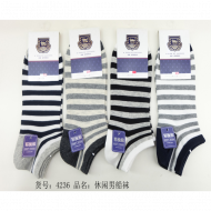 Jindun-4236 leisure men's boat socks