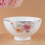 Bone China 4.3-inch high foot bowl