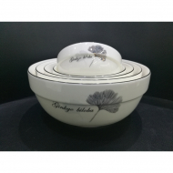 Bone china 8-inch edge protection bowl