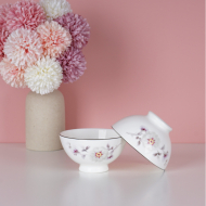 Qiangshun 4.3-inch high foot bowl