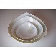 Tangshan bone china 6-inch triangular plate