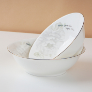 Bone china 6-inch bucket bowl
