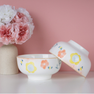 Bone china 7-inch Jinya bowl