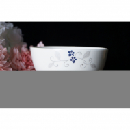 Bone china 8-inch edge protection bowl