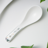 American porcelain three bend spoon