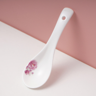 American porcelain three bend spoon