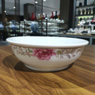 Bone china 9-inch smooth mouth