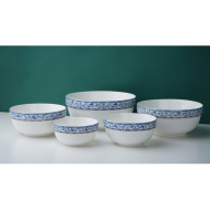 Bone china 8-inch edge protection bowl