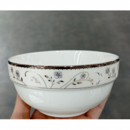 Bone china 7-inch edge protection bowl