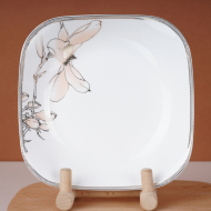 Bone china 9-inch Ruyi plate