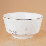Bone China 4.3-inch auspicious bowl