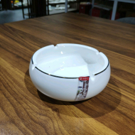 Bone china 5-inch ashtray