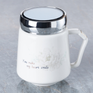 Bone china round table cup 55 pack