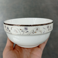 Bone China 4.5-inch edge protection bowl