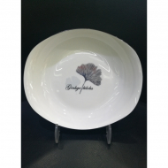 Bone china 9-inch ship plate