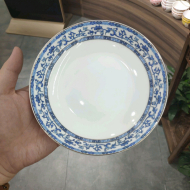 Bone china 6-inch fruit plate (100 farms)