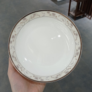 Bone china 7-inch fruit plate 60 pack