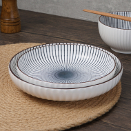 Qiangshun 7-inch vertical grain rice plate