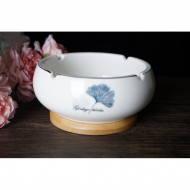 Bone china 5-inch ashtray