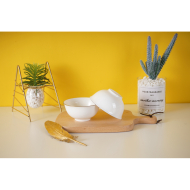 Bone China 3.6-inch reverse mouth bowl