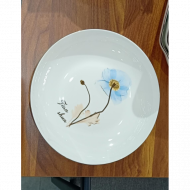 Bone china 9-inch fruit plate