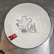 Bone china 7-inch Earl rice plate