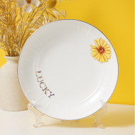 Bone china 7-inch Daisy plate