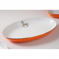 Bone China 12 inch diamond fish plate