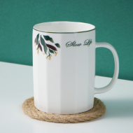 Bone porcelain edge cup