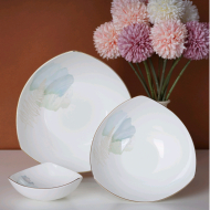 Tangshan Bone China 4.5-inch triangular plate