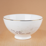 Bone China 4.3-inch high foot bowl