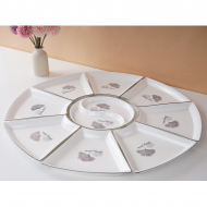 Bone China 9-head reunion Platter