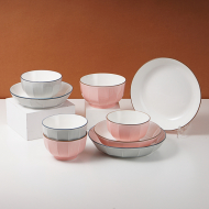 Qiangshun 8-inch fashionable rice plate