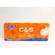 #10 rolls of clean and soft orange 180g roll paper (cj002-10)