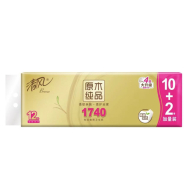 #12 rolls of fresh air 1740g gold roll paper (b21c4jn)